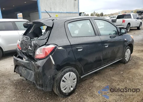 2024 Mitsubishi Mirage Es/Le z USA, uszkodzony, nr VIN ML32AUHJ4RH019288